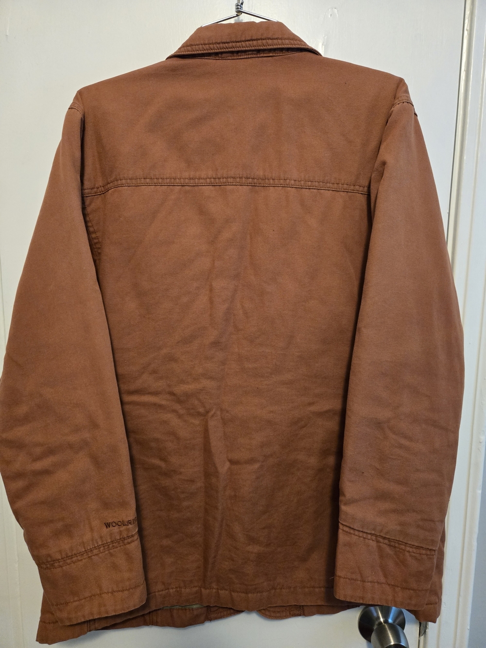 Woolrich Women's Rust-Brown Cotton Utility Jacket Size M - Picture 3 of 6